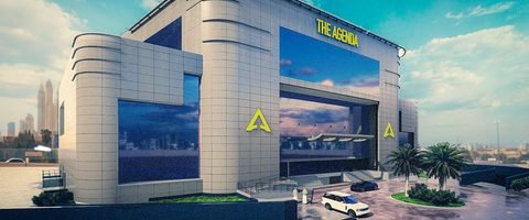 Exterior of The Agenda in Dubai Media City